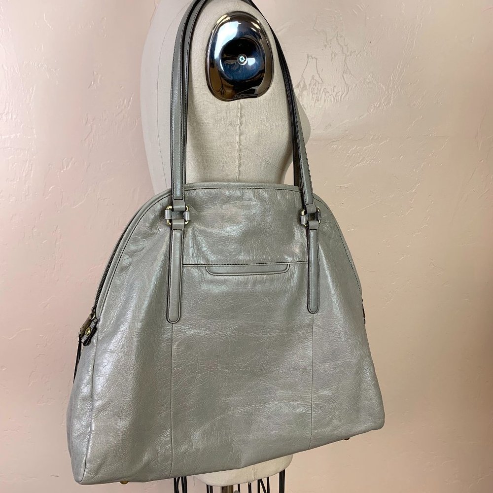 HOBO grey leather should bag